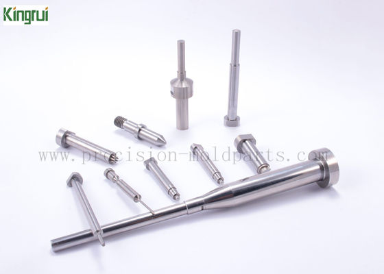 Customized Straight Ejector Pins And Sleeves Small Size KR010 0.005 mm Product Tolerance